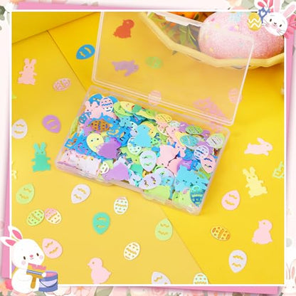 MARFOREVER Easter Confetti Party Table Decorations - style: Easter