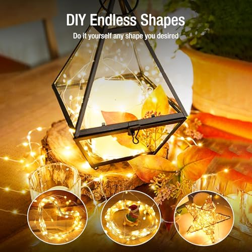 6 Pack Fairy Lights Battery Operated - 7ft 20 Led Twinkle Lights 3 Modes, Bulk Mini String Lights Waterproof for Mason Jars Vases DIY Party Wedding-Warm White & Cold White - color: Warm White&Cool White, size: 6 Pack