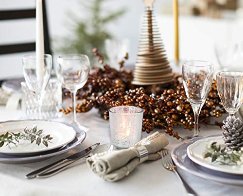 Volens Silver Party Decorations 72pcs, Mercury Glass Votive Candle Holders - color: Silver--72pcs
