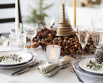 Volens Silver Party Decorations 72pcs, Mercury Glass Votive Candle Holders - color: Silver--72pcs