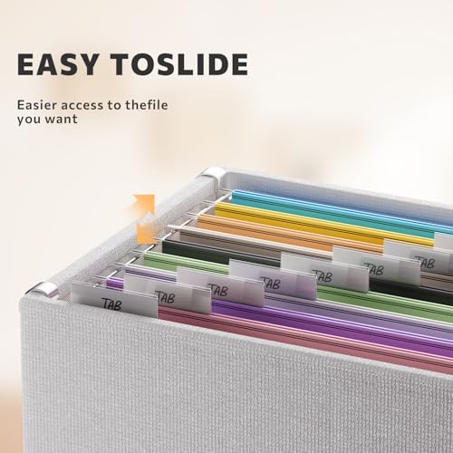 FHSQX 2Pack File Box with Lid,White,14 x 9.3 x 10.9 in - color: White, size: 14 x 9.3 x 10.9 in (2Pack)