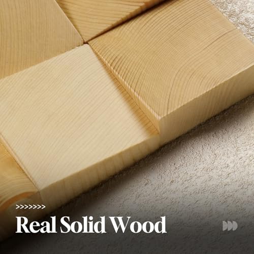 Framed 3D Wood Textured Wall Art for Living Room, Modern Neutral 28x28 Inch - color: Beige, size: 28"L x 28"W
