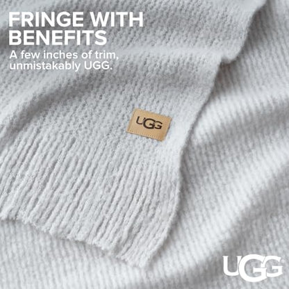 UGG Margot Knit Throw Blanket, Home Decor, 50" x 70", Light Gray (Stone) - color: Light Gray