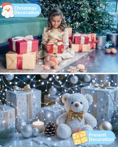 6 Pack 60 LED Fairy Lights Battery Operated with Timer, 20 FT Cool White - color: Cool White, size: 6PK（60LED）