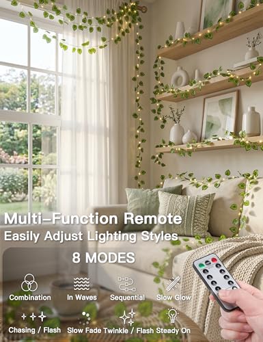 suddus 33FT Watermelon Vines with Lights Battery&USB Powered Copper Wire - color: Watermelon, size: 100 LED-Battery