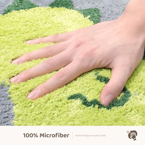 Molesun Dinosaur Bath Mat 20x31, Soft Absorbent Microfiber Bath Rugs - color: Dinosaur, size: 20" x 31"