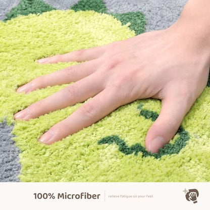 Molesun Dinosaur Bath Mat 20x31, Soft Absorbent Microfiber Bath Rugs - color: Dinosaur, size: 20" x 31"