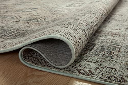 Loloi Magnolia Home Sinclair Natural/Sage 2'-3" x 11'-6" Runner Rug - color: Natural / Sage, size: 2'3" x 11'6" (Rectangular)