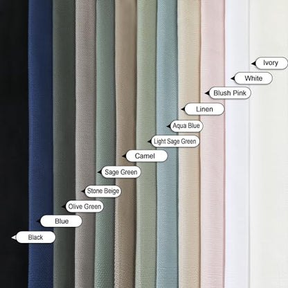 Chyhomenyc White Curtains 84 Inch Length 2 Panels 40Wx84L inches - color: White, size: 40"W x 84"L (Pack of 2)