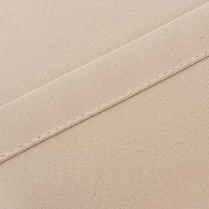 INLINAS Blackout Curtains with Sheer Overlay, Beige, 52x72 Inches - color: Beige, size: 52"W x 72"L (Pack of 2)