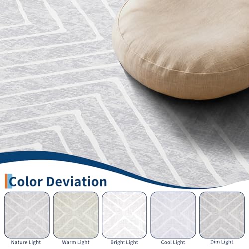ROYHOME Washable Runner Rug 2x8 Non Slip Hallway Runner Rug for Entryway - color: Grey, size: 2' x 8' (Rectangular)