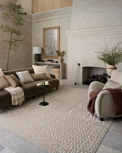 Loloi Amber Lewis Bexley Natural/Birch 2'-7" x 4' Accent Rug - color: Natural / Birch, size: 2'7" x 4' (Rectangular)