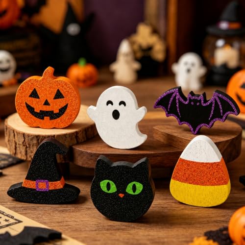 6pcs Halloween Table Decor Indoor, Halloween Decorations for Home - style: Halloween