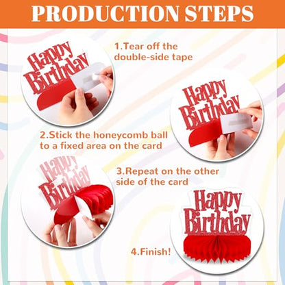 12Pcs Happy Birthday Centerpieces Table Decorations