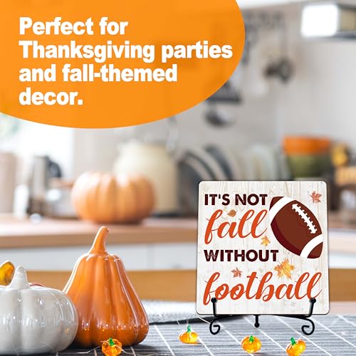 DETIHO Fall Decorations for Home, Thanksgiving Gift Centerpieces for Tables - style: FOOTBALL SEASON