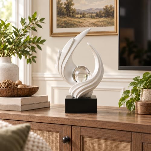 Abstract Art Sculptures Living Room Book Shelf Decor