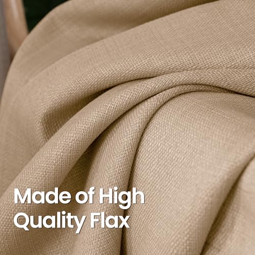 BGment Tan Curtains 72 Inches 2 Panels for Living Room - color: Tan, size: 42"W x 72"L (Pack of 2)