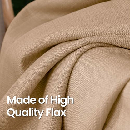 BGment Tan Curtains 72 Inches 2 Panels for Living Room - color: Tan, size: 42"W x 72"L (Pack of 2)