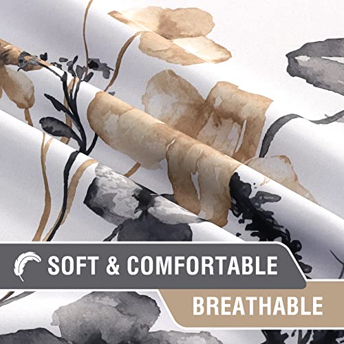 H.VERSAILTEX 100% Blackout Curtains 96 Inches for Living Room, Grey/Taupe - color: Grey/Taupe, size: 52"W x 96"L (Pack of 2)
