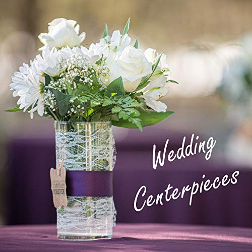 CYS Excel Clear Glass Cylinder Vase (H:9" D:4") Flower Vase Centerpieces Hurricane Floating Candle Holder - size: H-9" D-4"