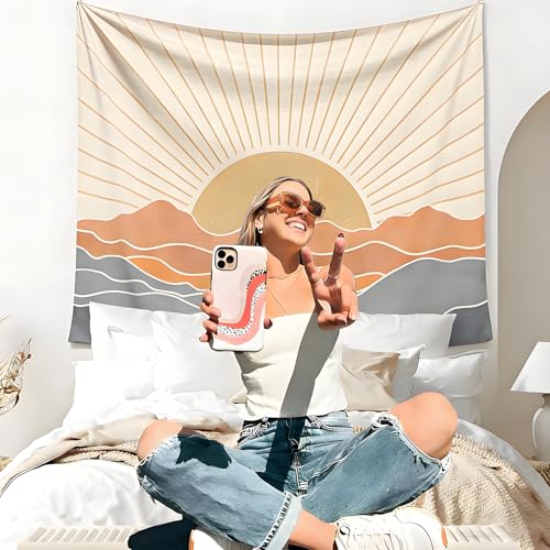 Apdidl Boho Tapestry for Bedroom, Sun Bohemian Wall Hanging Classroom Decor - color: Boho Tapestry, size: 79"L x 60"W