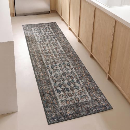 Humble Cypress 2’6" x 8’ Ivory Cream Runner Rug - Persian-inspired design - size: 2'6" x 8' (Rectangular)