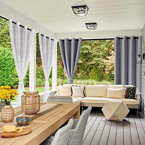 Curtain Tiebacks Ropes, 2pcs Decorative Handmade Tie Backs Curtain Holdbacks Holders Cord for Window Sheer Drapes Indoor Outdoor, Grey - color: Gray, size: 2pcs