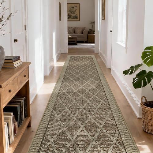 COSY HOMEER Hallway Runner Rugs Door Mat 2.8x10 Ft Dirt Trapper,Beige - color: Beige, size: 2'8" x 10' (Rectangular)