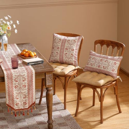 ISAENNE Designer French Square Throw Pillow Cover,Set of 2,18"x18" - color: Chamonix a, size: 18" x 18" (Pack of 2)