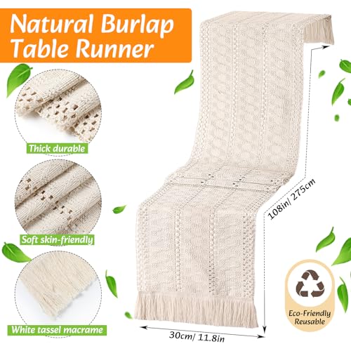 8 Sets Boho Place Mats Set Round Woven Placemats Table Decor