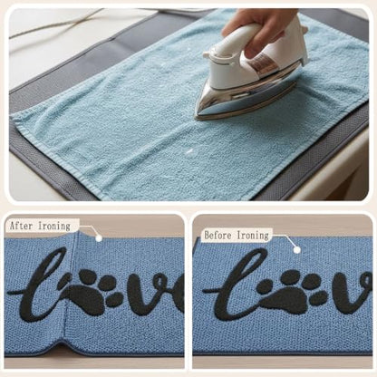 Bulijojo Dirt Trapper Door Mat, 20"x32" Non Slip Entrance Mat Blue - color: Blue, size: 1'8" x 2'8" (Rectangular)