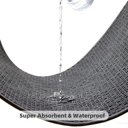 TYUU Bathroom Rugs Non Slip Washable, Super Absorbent Thin Bath Mat Small Quick Dry Low Pile Bathroom Rug, Dark Grey 20"x30" - color: Dark Grey, size: 1'8" X 2'6" (Rectangular)