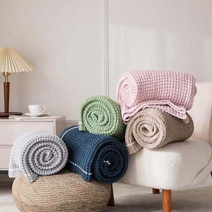 WESHIONGOO Throw Blanket for Couch Grey, 50"*60" - color: Grey