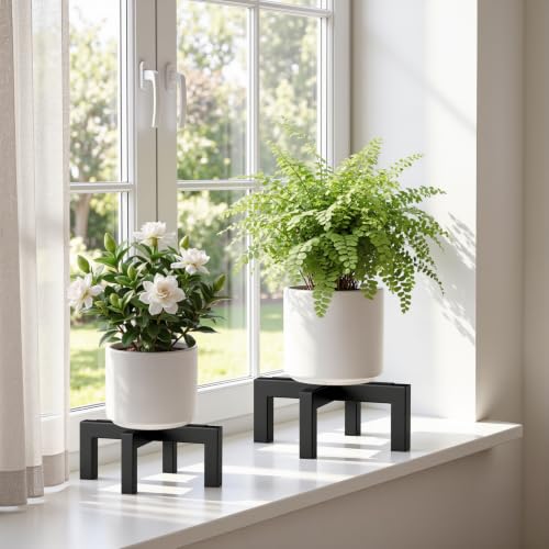 pickpiff Plant Stand Indoor Outdoor Flower Holder Metal 150lbs 2-Pack - size: 2 Pack