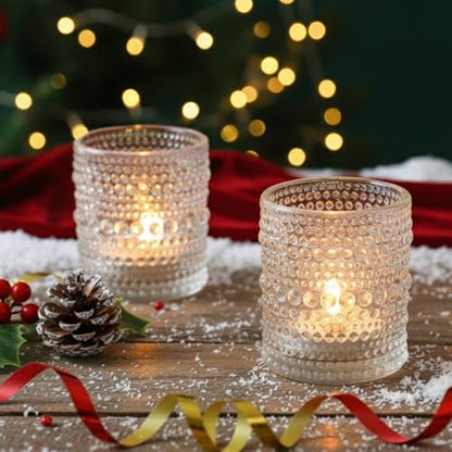 36 Pack Votive Candle Holders, Clear Tealight Candle Holder for Centerpiece - color: Clear