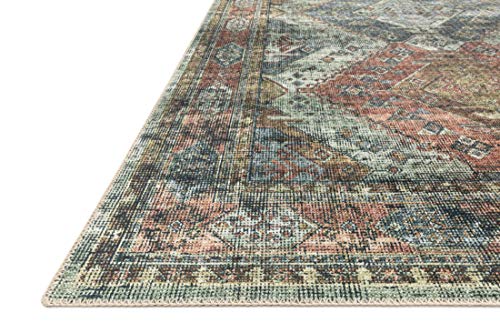Loloi Skye Apricot/Mist 2'-0" x 5'-0" Accent Rug - color: Apricot / Mist, size: 2' x 5' (Rectangular)