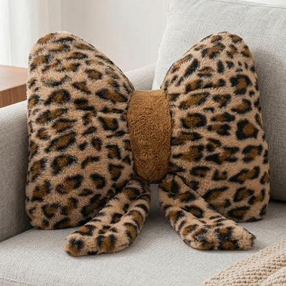 XIAIJIA Bow Pillow, Throw Pillows for Bed, Leopard Bow Pillows 16×13 in - color: Leopard, size: 16"X 13"