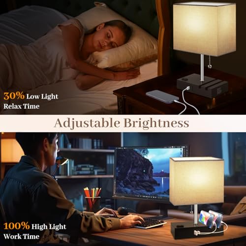 Smart RGB Dimmable Table Lamp Compatible with Alexa&APP&Remote Control, Gray - color: Gray, size: 1 Pack