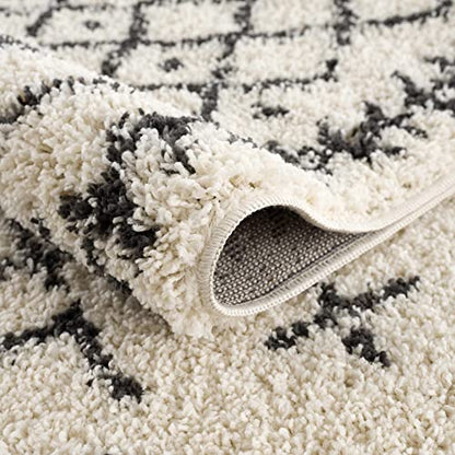 Hauteloom Masada Area Rug - color: Charcoal, Beige / Godalming, size: 5'3" x 7'3" (Rectangular)