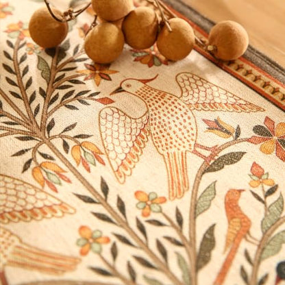 bilin gaier Designer French Linen Table Runner,87"x12"-Seville - color: Seville, size: 12"*87"