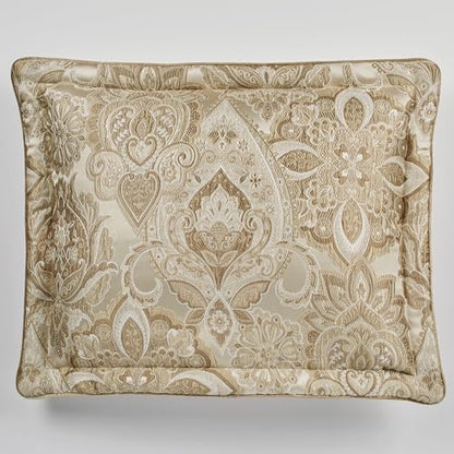 Albany Luxury Bedspread, Champagne and Ivory, California King, 3 Pc Set