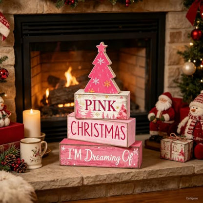 Christmas Decorations Indoor, Winter Pink Christmas Tree Home Decor - style: Pink Tree