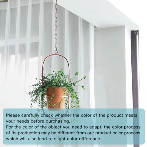 Helunsi Industrial Lighting Chain, 6 Feet Red Bronze Light Fixture Chain - color: Red Bronze