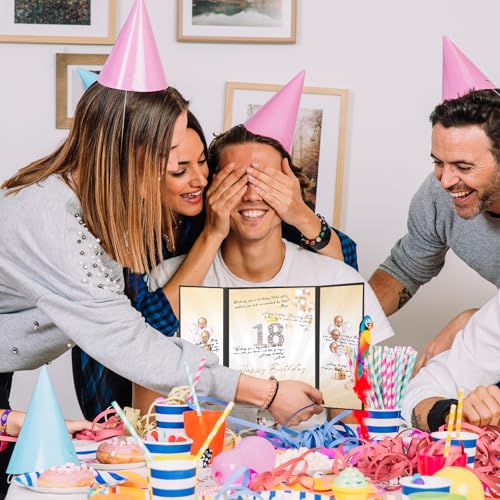 Black Gold Birthday Party Decoration 18"x12" Guest Sign in Book Alternative - color: Black