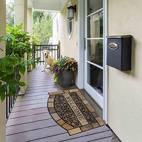 CHICHIC Front Door Mat 24"x36" Outdoors Mat Heavy Duty Welcome Mat, Vine - size: 2' x 3' (Rectangular)