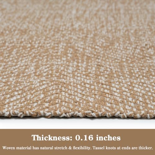 Collive Bathroom Runner Rug, 2' x 5' Modern Farmhouse Kitchen Rugs - color: Tan/Cream, size: 2' x 5' (Rectangular)