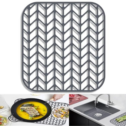 AWOKE Sink Protectors for Kitchen Sink - 12.25" x 11.5" Sink Mat - size: 12.25 x 11.5