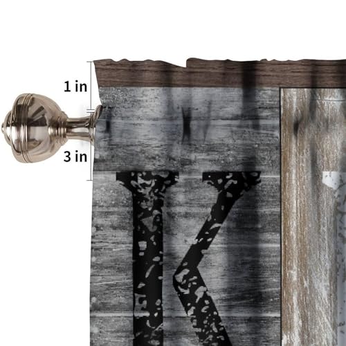 Farmhouse Wooden Kitchen Valance Curtains, Rustic Country Board Plank Window Curtain Valances for Dinning Room Living Room Restaurant, 54x18 Inch - color: Kitchen-8, size: 53"W x 18"L (Pack of 1)