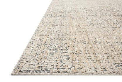 Loloi Amber Lewis Bexley Natural/Slate 2'-7" x 12'-0" Runner Rug - color: Natural / Slate, size: 2'7" x 12' (Rectangular)