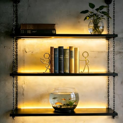 2 Pcs Metal Bookends and Heart Bookmark,Book Ends for Book Shelf,Golden - color: Gold Readers